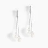 Boucles D'oreilles Pendantes Giacomo Or Blanc Perle De Culture -Garmin Soldes B3OFBU2107 master