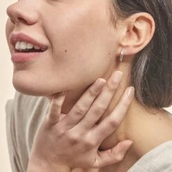 Créoles Shalana Or Blanc -Garmin Soldes B3OFBW0074 model0