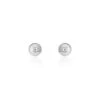 Boucles D'oreilles Puces Fidelia Boule Or Blanc -Garmin Soldes B3OFBW0232 master