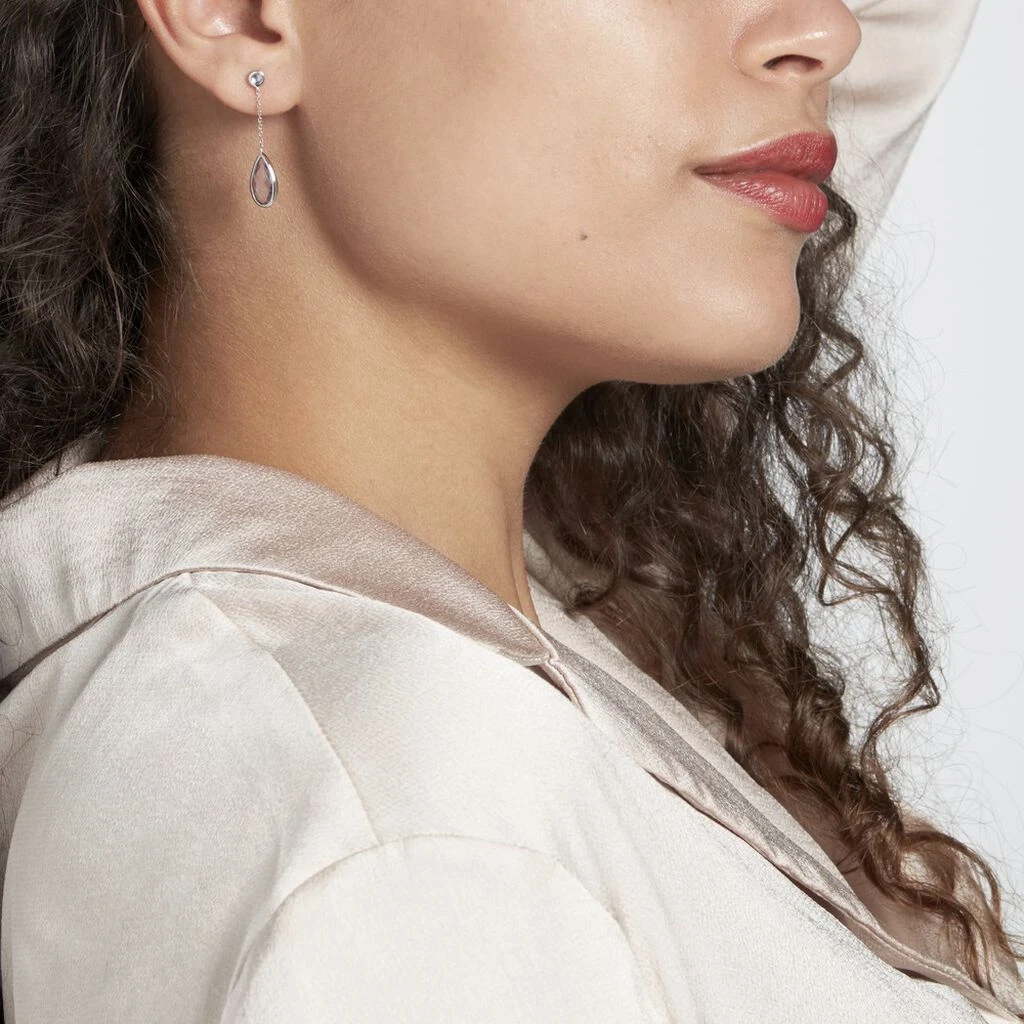 Boucles D'oreilles Pendantes Dennis Or Blanc Amethyste 5 Boucles D'oreilles Pendantes Dennis Or Blanc Amethyste – Image 3