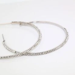 Créoles Tyhana Or Blanc Oxyde -Garmin Soldes B3OFBZW925 view2