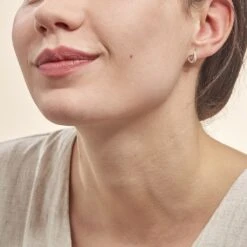 Boucles D'oreilles Puces Goccie Or Jaune Diamant -Garmin Soldes B3OFJDW194 model0