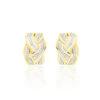 Boucles D'oreilles Puces Leopoldine Or Jaune Diamant -Garmin Soldes B3OFJDW263 master