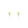 Boucles D'oreilles Puces Lizia Or Jaune Diamant