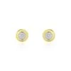 Boucles D'oreilles Puces Or Jaune Laurissa Diamants