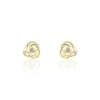 Boucles D'oreilles Puces Or Jaune Afua Diamants