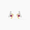 Boucles D'oreilles Puces Kirsten Or Jaune Rubis Et Diamant -Garmin Soldes B3OFJRR002 master