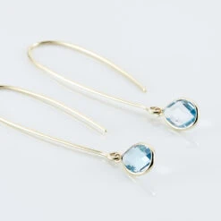 Créoles Phie Poire Or Jaune Topaze -Garmin Soldes B3OFJTB357 view3