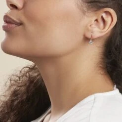 Boucles D'oreilles Pendantes Kalyne Or Jaune Topaze -Garmin Soldes B3OFJTB358 model0