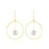 Boucles D'oreilles Pendantes Joris Or Jaune Perle De Culture -Garmin Soldes B3OFJU2355 master