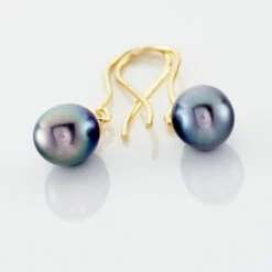 Boucles D'oreilles Pendantes Severiane Or Jaune Perle De Culture -Garmin Soldes B3OFJUH003 view2