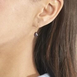 Boucles D'oreilles Pendantes Severiane Or Jaune Perle De Culture -Garmin Soldes B3OFJUH004 model1