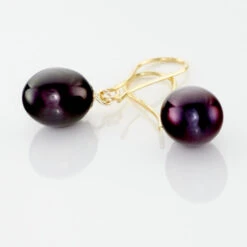 Boucles D'oreilles Pendantes Severiane Or Jaune Perle De Culture -Garmin Soldes B3OFJUH004 view2