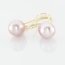 Boucles D'oreilles Pendantes Baroque Or Jaune Perle De Culture -Garmin Soldes B3OFJUS013 view2