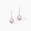 Boucles D'oreilles Pendantes Rose Or Jaune Perle De Culture -Garmin Soldes B3OFJUS014 master