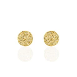Boucles D'oreilles Puces Eryne Or Jaune