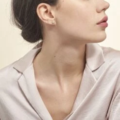 Boucles D'oreilles Puces Eryne Or Jaune -Garmin Soldes B3OFJW002X model0