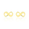 Boucles D'oreilles Puces Annie-francoise Infini Or Jaune