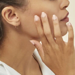 Créoles Helle Amande Or Jaune -Garmin Soldes B3OFJW007A model0