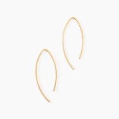 Créoles Helle Amande Or Jaune