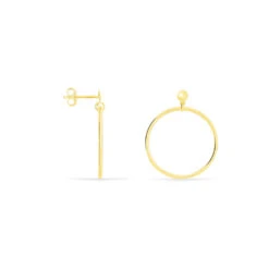 Créoles Tia Geometrique Or Jaune -Garmin Soldes B3OFJW0084 view2