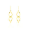 Boucles D'oreilles Pendantes Merone Vagues Or Jaune -Garmin Soldes B3OFJW008Q master
