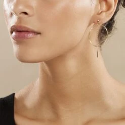 Créoles Ally Cercles Ajourés Or Jaune -Garmin Soldes B3OFJW00B0 model0