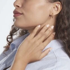 Créoles Merraine Or Jaune -Garmin Soldes B3OFJW00GG model0