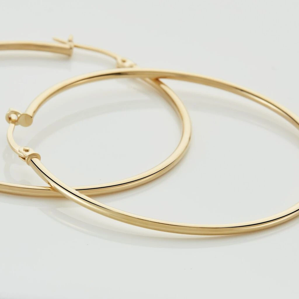 Créoles Agapanthe Or Jaune 5 Créoles Agapanthe Or Jaune – Image 3