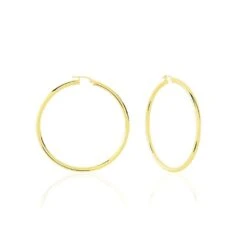 Créoles Or Jaune Rond