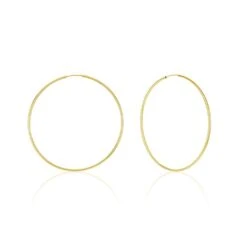 Créoles Dominae Flexible Or Jaune