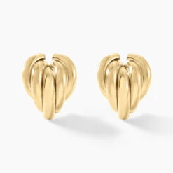 Boucles D'oreilles Or Jaune Verbena