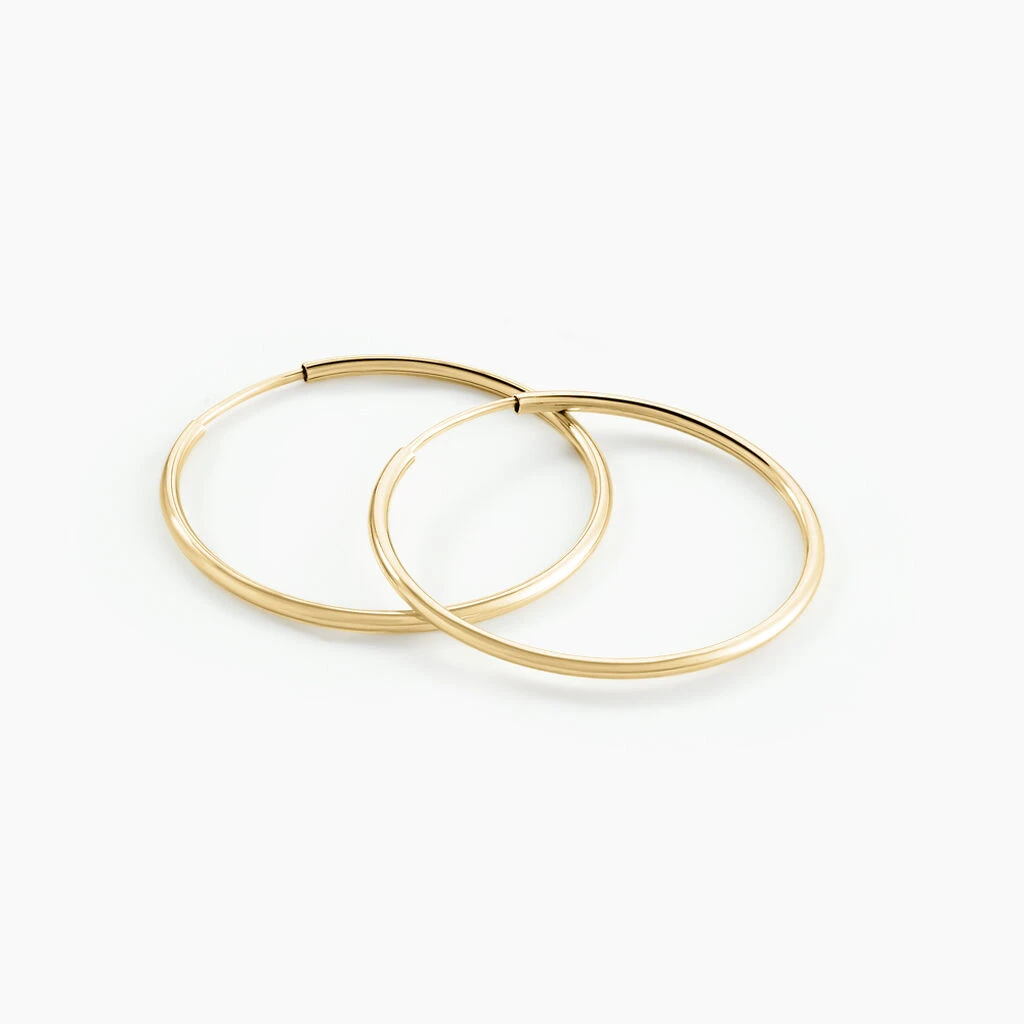 Créoles Dominae Or Jaune 4 Créoles Dominae Or Jaune – Image 2