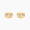 Boucles D'oreilles Puces Cara Grain De Cafe Or Jaune -Garmin Soldes B3OFJW0531 master