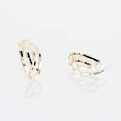 Boucles D'oreilles Puces Elodile Ovale Or Jaune -Garmin Soldes B3OFJW0786 view2