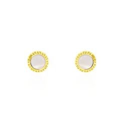Boucles D'oreilles Puces Himelinda Or Jaune