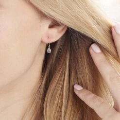 Boucles D'oreilles Pendantes Kalyne Or Jaune Amethyste -Garmin Soldes B3OFJYI182 model1