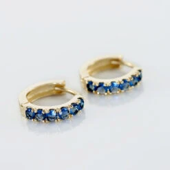 Créoles Andgelina Rondes Or Jaune Oxyde De Zirconium -Garmin Soldes B3OFJZB116 view2