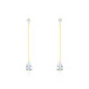 Boucles D'oreilles Pendantes Regane Or Jaune Oxyde De Zirconium -Garmin Soldes B3OFJZW154 master
