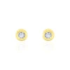 Boucles D'oreilles Puces Eden Serti Pneu Or Jaune Oxyde De Zirconium -Garmin Soldes B3OFJZW168 master