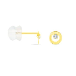 Boucles D'oreilles Puces Edmee Cercle Or Jaune Oxyde De Zirconium 7 Boucles D'oreilles Puces Edmee Cercle Or Jaune Oxyde De Zirconium -Garmin Soldes B3OFJZW345 view1