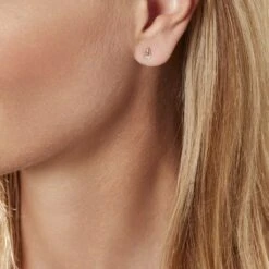 Boucles D'oreilles Pendantes Clementa Or Jaune Oxyde De Zirconium -Garmin Soldes B3OFJZW441 model1