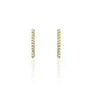 Boucles D'oreilles Pendantes Priscilla Or Jaune Oxyde De Zirconium