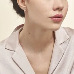 Boucles D'oreilles Puces Helie Goutte Or Jaune Oxyde De Zirconium -Garmin Soldes B3OFJZW633 model0