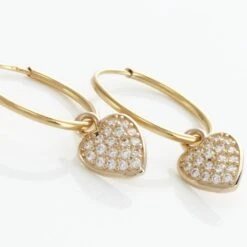 Créoles Lulu Or Jaune Oxyde -Garmin Soldes B3OFJZW844 view2