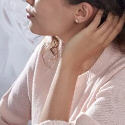 Boucles D'oreilles Puces Elea Or Jaune Oxyde -Garmin Soldes B3OFJZW914 model0