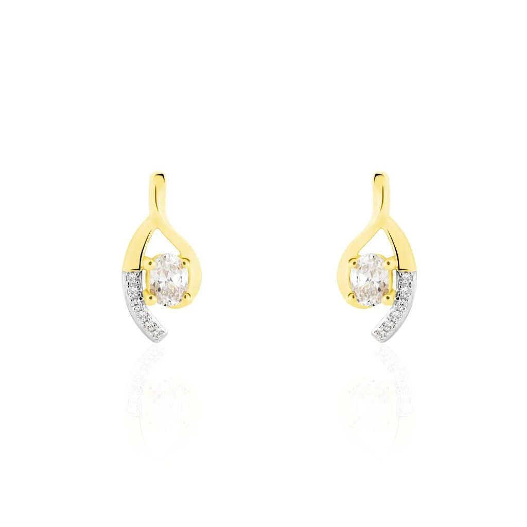 Boucles D'oreilles Sagesse Or Jaune Oxyde Oxyde 3 Boucles D'oreilles Sagesse Or Jaune Oxyde Oxyde
