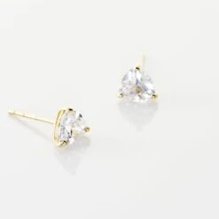 Boucles D'oreilles Puces Poinsettia Or Jaune Oxyde -Garmin Soldes B3OFJZW935 view2