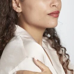 Boucles D'oreilles Pendantes Or Jaune Guda Oxyde De Zirconium -Garmin Soldes B3OFJZW945 model0