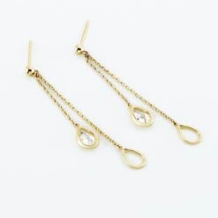 Bo Pendantes Or Jaune Emerika Oxyde De Zirconium -Garmin Soldes B3OFJZW973 view2